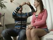 Ass Up Teen Takes A Balls Deep Anal Fuck From Him