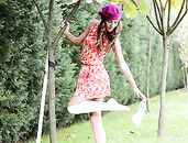 Panty And Ass Flashing Teen Cutie In The Garden