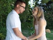 Dick Craving Teen Cutie Filled With Cum Outdoors