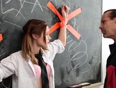 Rough Schoolgirl Sex With The Horny Teacher